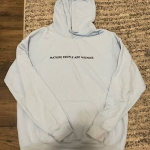 Baylen Levine “Mature People are Weenies” hoodie